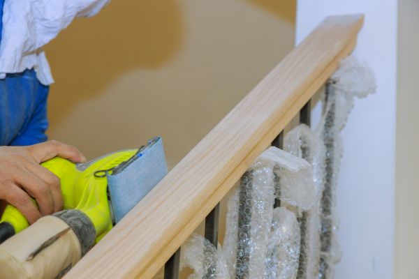 Handrail Sanding in Saint George